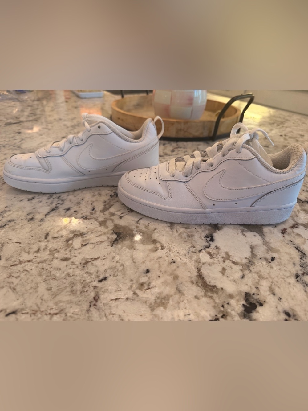 Nike Kids White Low-Top Sneakers